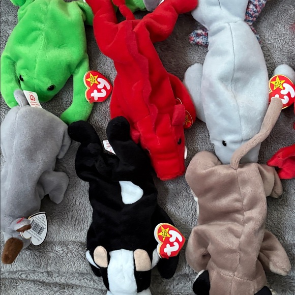Ty Beanie Babies- Stuffed Animal Collection - Multicolor- set of 25 - Picture 2 of 7